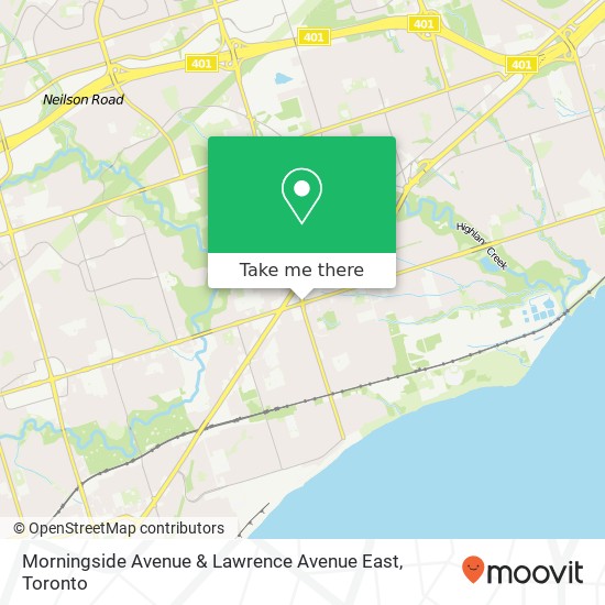 Morningside Avenue & Lawrence Avenue East plan