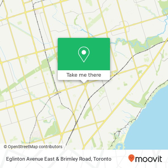 Eglinton Avenue East & Brimley Road plan