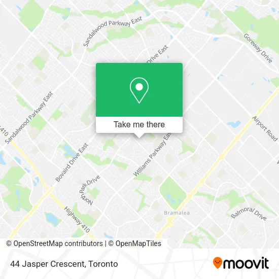 44 Jasper Crescent map