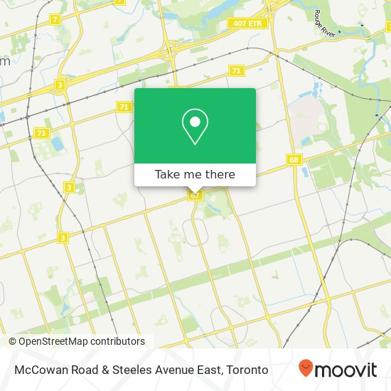 McCowan Road & Steeles Avenue East plan