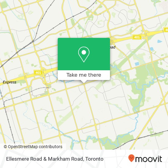 Ellesmere Road & Markham Road map
