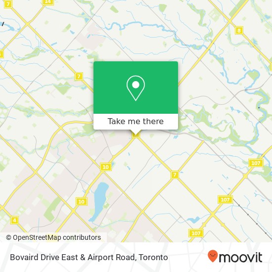 Bovaird Drive East & Airport Road plan