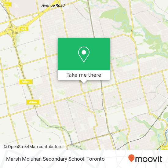 Marsh Mcluhan Secondary School plan