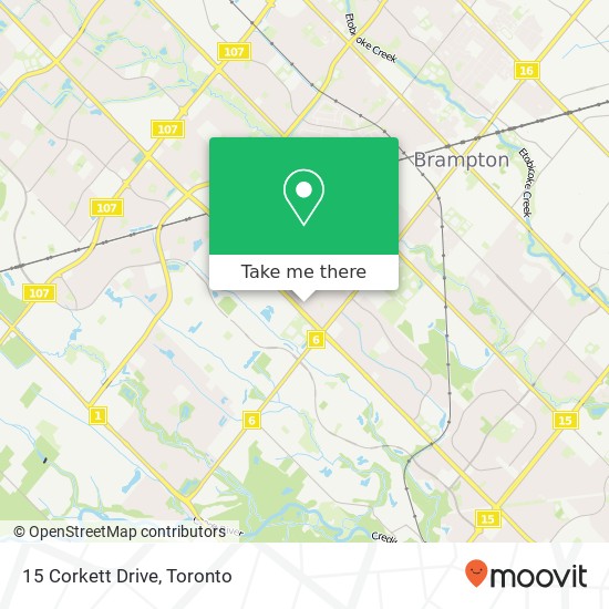 15 Corkett Drive map