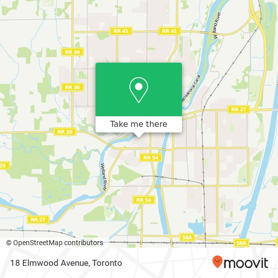 18 Elmwood Avenue map