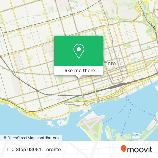 TTC Stop 03081 map