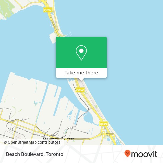 Beach Boulevard map