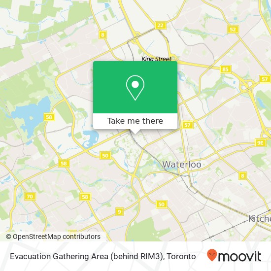 Evacuation Gathering Area (behind RIM3) plan