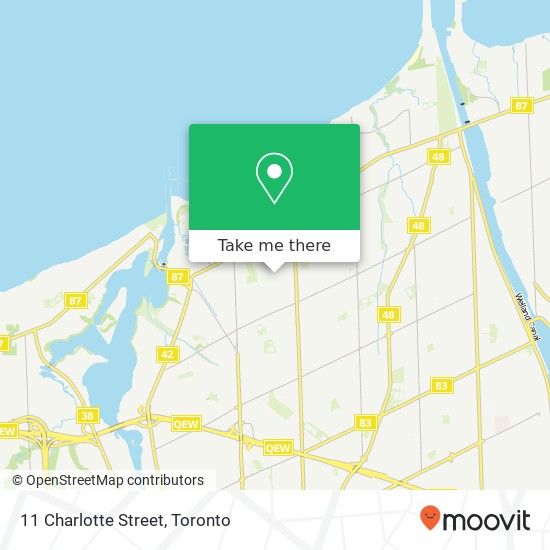 11 Charlotte Street map