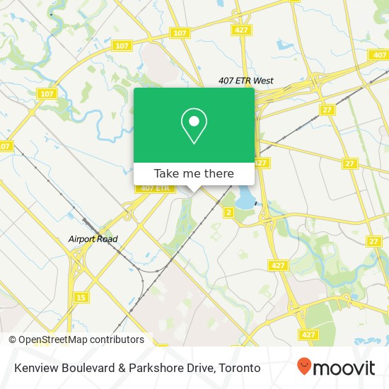 Kenview Boulevard & Parkshore Drive map