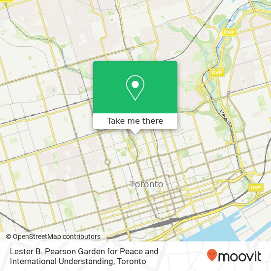 Lester B. Pearson Garden for Peace and International Understanding map