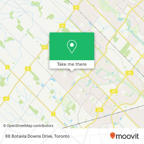 88 Botavia Downs Drive map