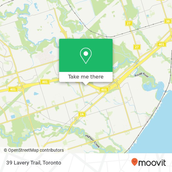 39 Lavery Trail map