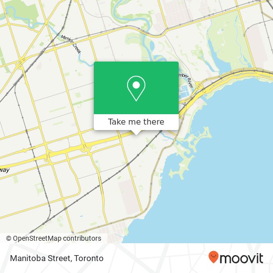 Manitoba Street map