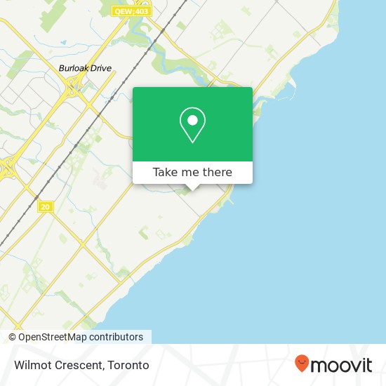 Wilmot Crescent map