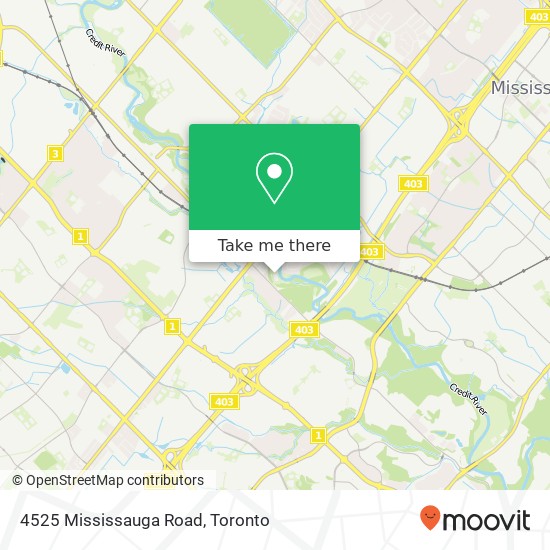 4525 Mississauga Road map