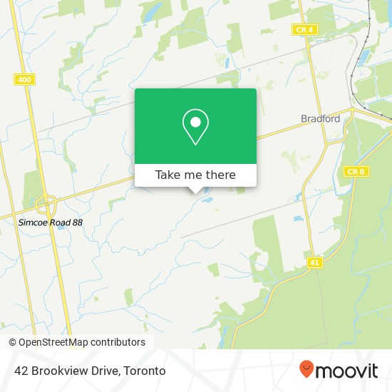 42 Brookview Drive map