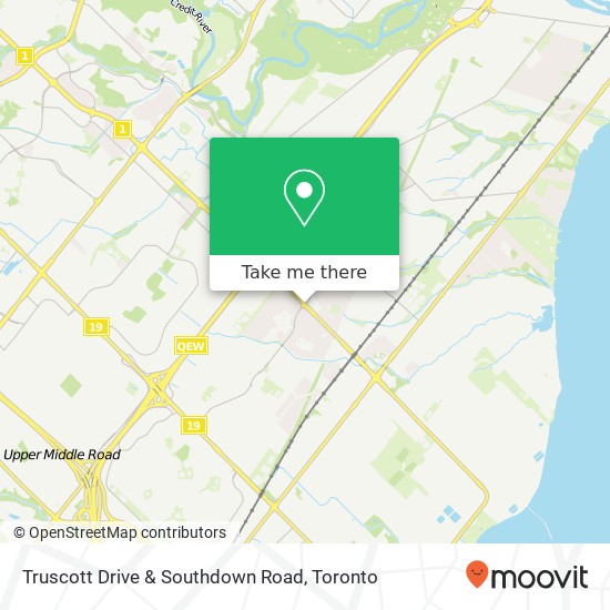 Truscott Drive & Southdown Road map