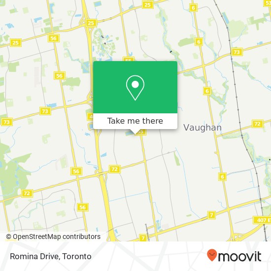 Romina Drive map