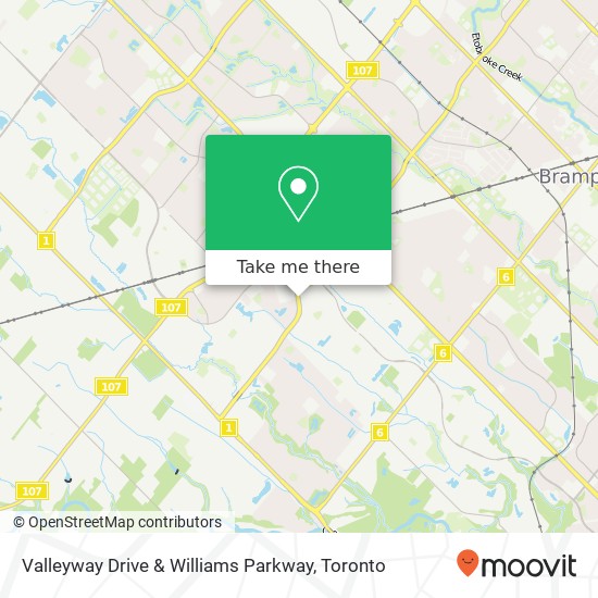Valleyway Drive & Williams Parkway map