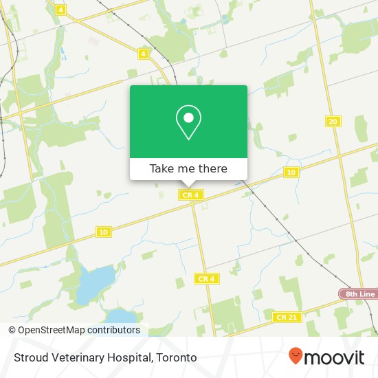 Stroud Veterinary Hospital map