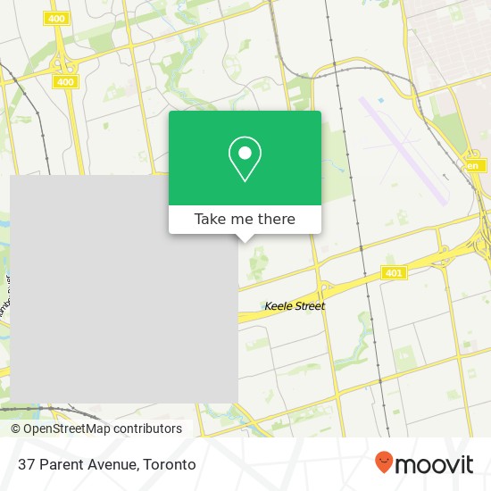 37 Parent Avenue map