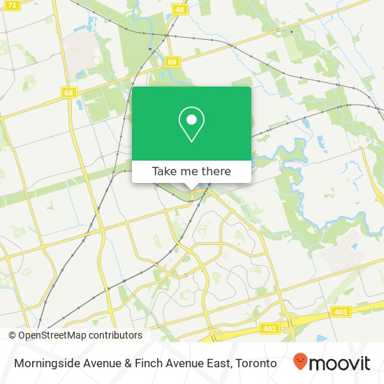 Morningside Avenue & Finch Avenue East plan