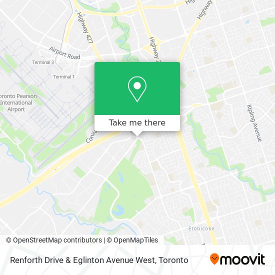 Renforth Drive & Eglinton Avenue West map