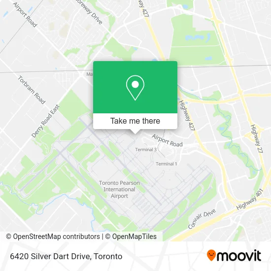 6420 Silver Dart Drive map