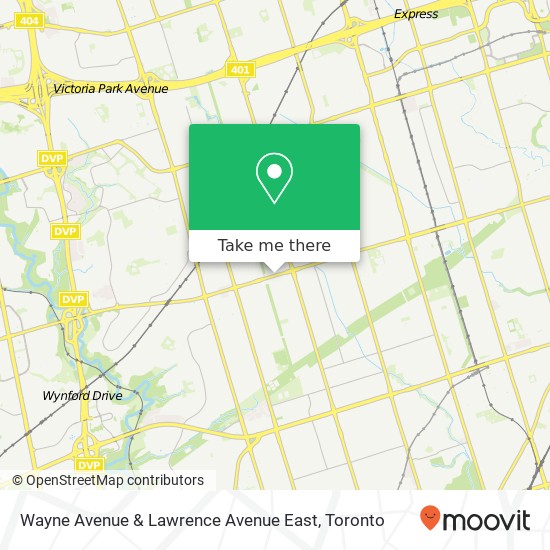 Wayne Avenue & Lawrence Avenue East plan