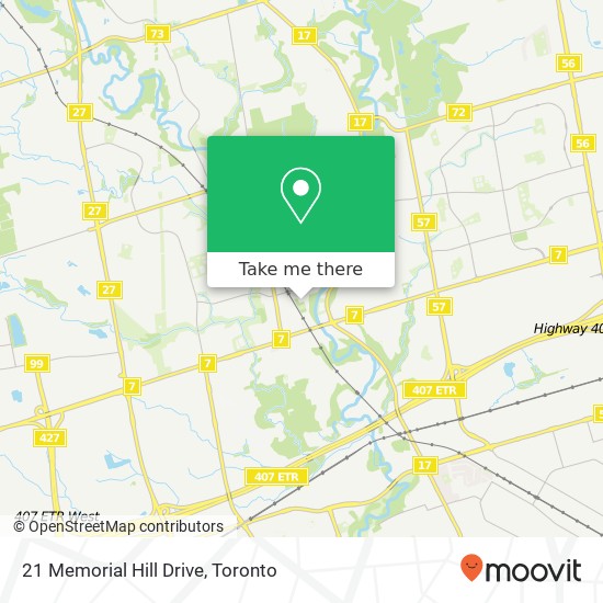 21 Memorial Hill Drive map