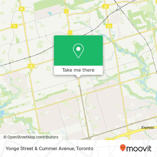 Yonge Street & Cummer Avenue plan