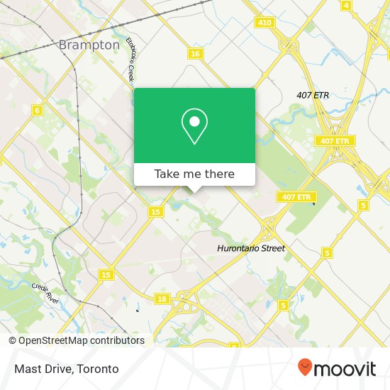 Mast Drive map