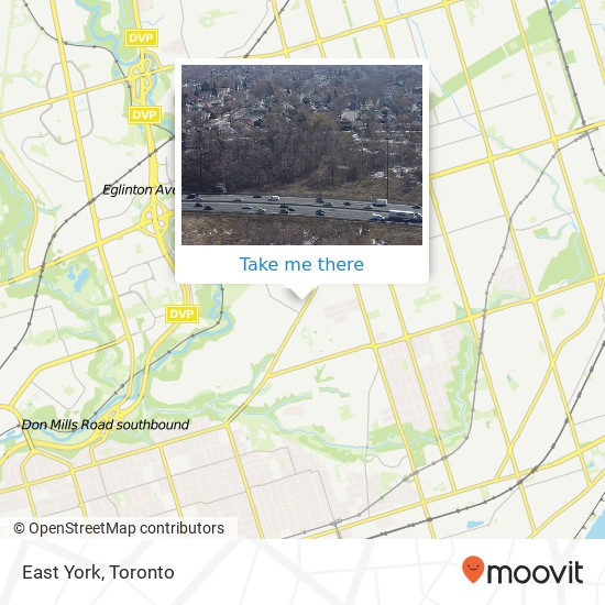 East York map