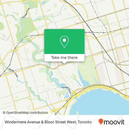 Windermere Avenue & Bloor Street West plan