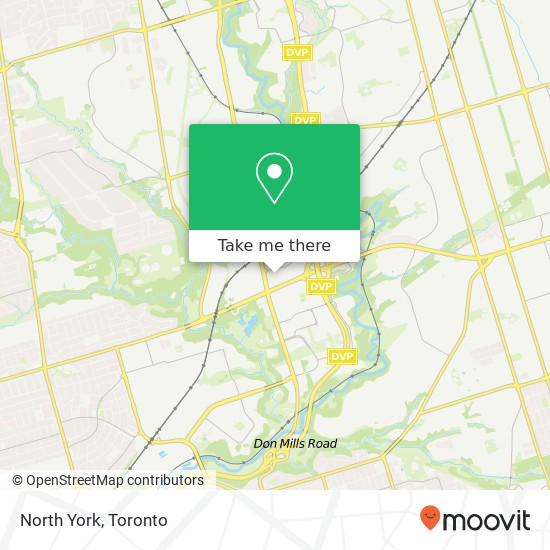 North York map