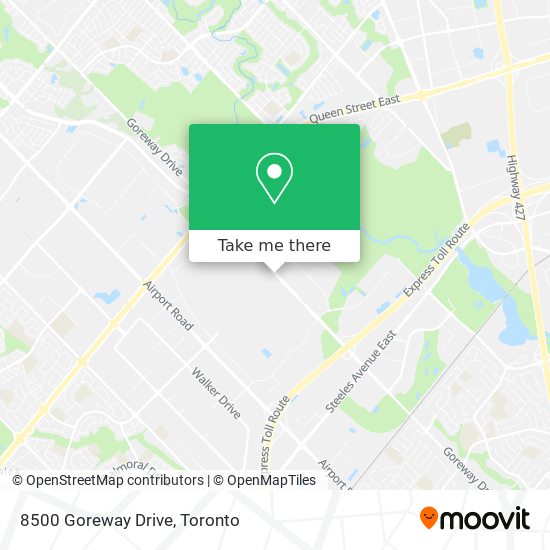 8500 Goreway Drive map