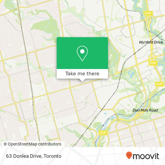 63 Donlea Drive map