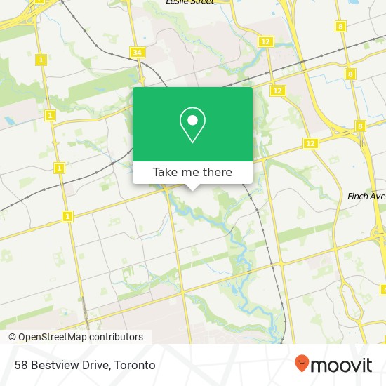58 Bestview Drive map