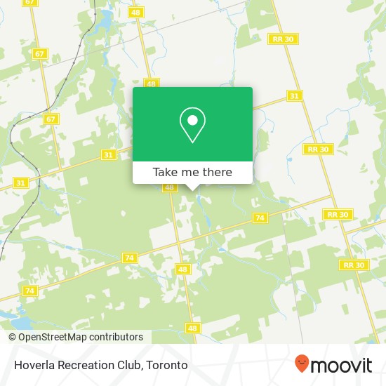 Hoverla Recreation Club map