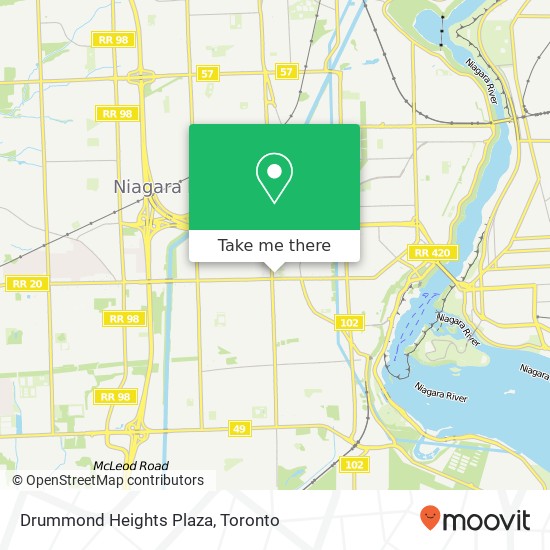 Drummond Heights Plaza map