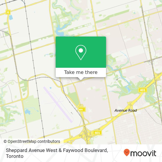 Sheppard Avenue West & Faywood Boulevard plan