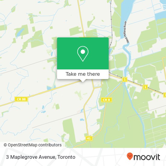 3 Maplegrove Avenue map