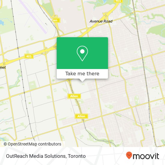 OutReach Media Solutions map