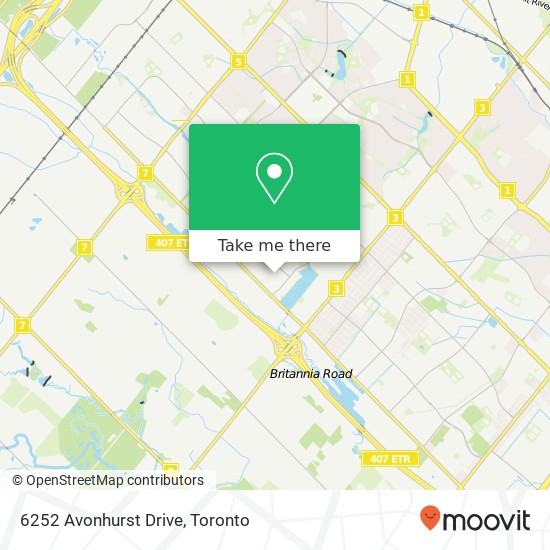 6252 Avonhurst Drive map