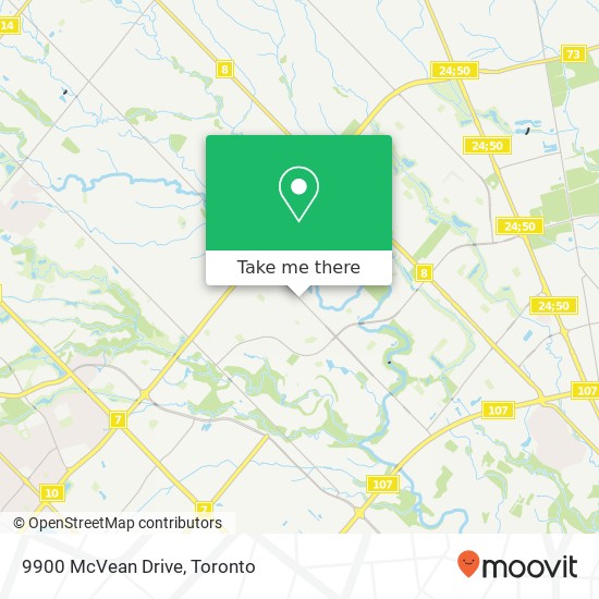 9900 McVean Drive map