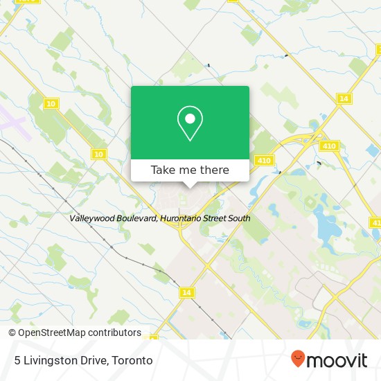 5 Livingston Drive map