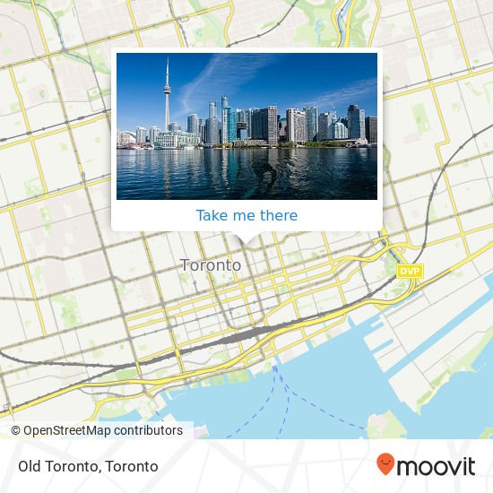 Old Toronto map