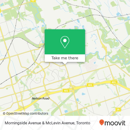 Morningside Avenue & McLevin Avenue map