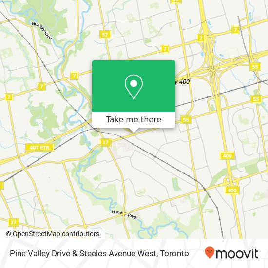 Pine Valley Drive & Steeles Avenue West plan